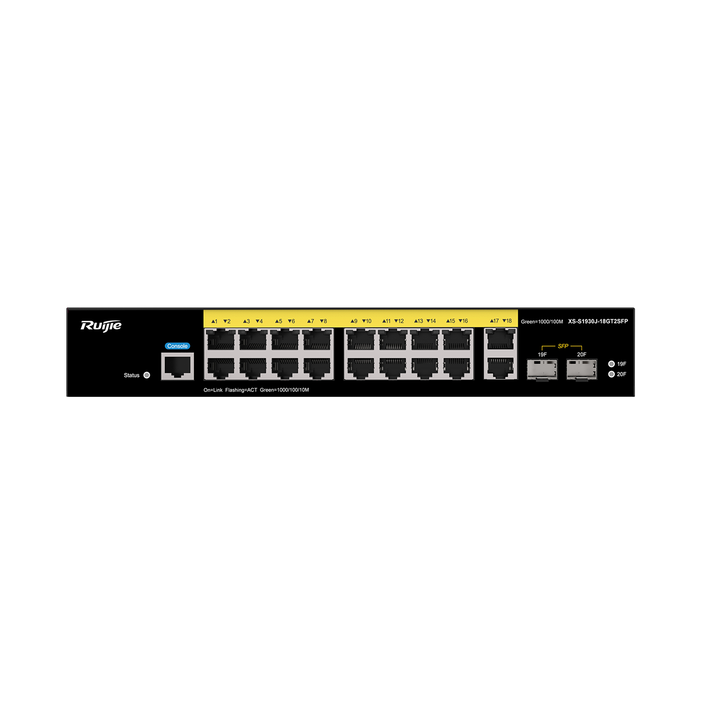 Switch Ruijie 18 cổng 1000M lớp 2 XS-S1930J-18GT2SFP